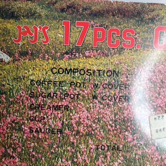 Rare Vintage 17pcs English Colonial Baroque Porcelain Fine China Tea Coffee Set - Picture 5 of 9